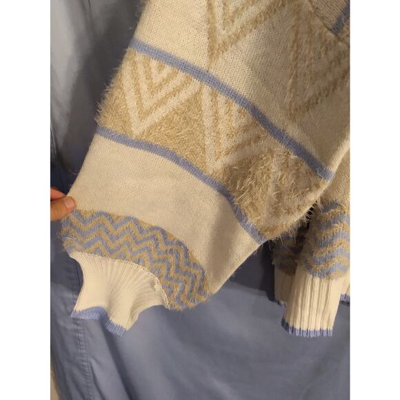 Davi & Dani Fuzzy Turtleneck Sweater - Picture 4 of 7